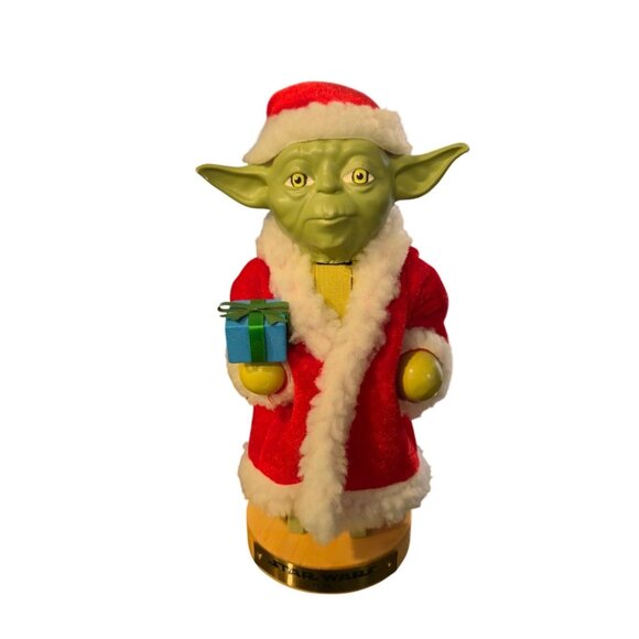 Kurt Adler Other - Kurt Adler Yoda Nutcracker Star Wars Santa Claus Robe 9" Christmas  Lucasfilm